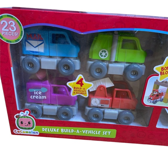 CoComelon | Toys | Cocomelon Deluxe Build A Vehicle Set Jj Tomtom Yoyo ...